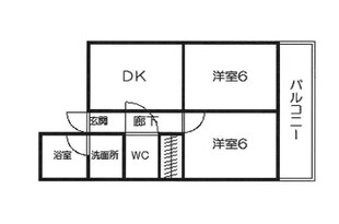 エルフェプラザの物件間取画像